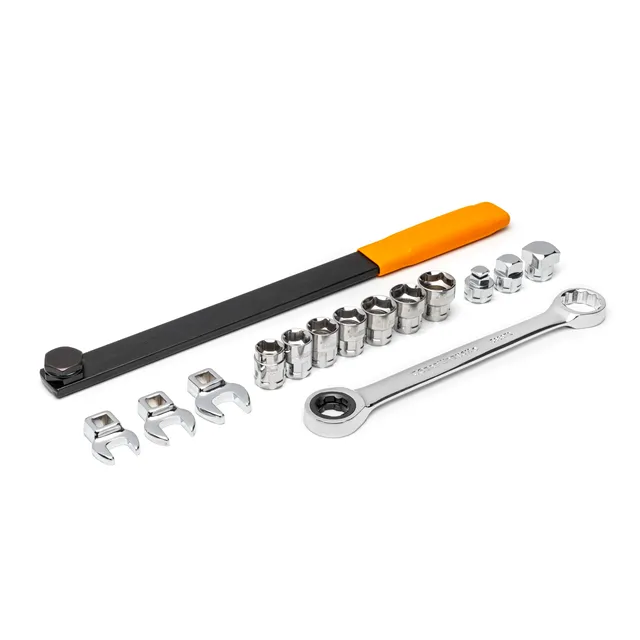 gearwrench-3680d-15-piece-ratcheting-serpentine-belt-tool-set image 1