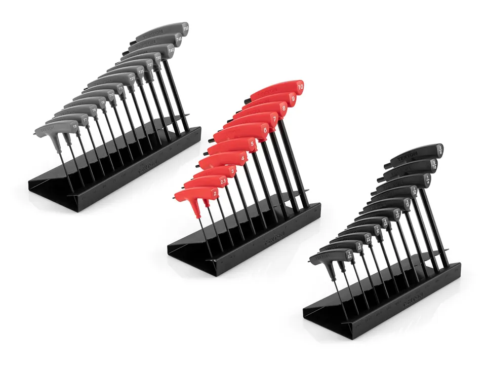 tekton-key92002-flat-end-hex-and-star-t-handle-key-set-34-piece image 1