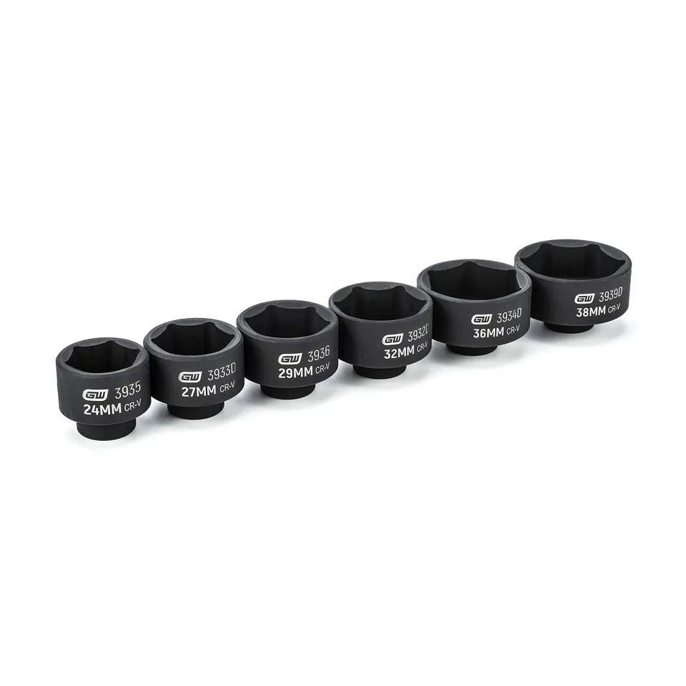 gearwrench-41890-6-piece-oil-canister-socket-set-service-kit-black-oxide-finish image 1