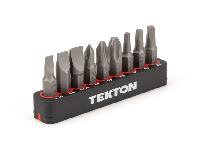 tekton-dzz93001-1-4-inch-phillips-slotted-square-bit-set-9-piece-with-30-mm-extr image 1