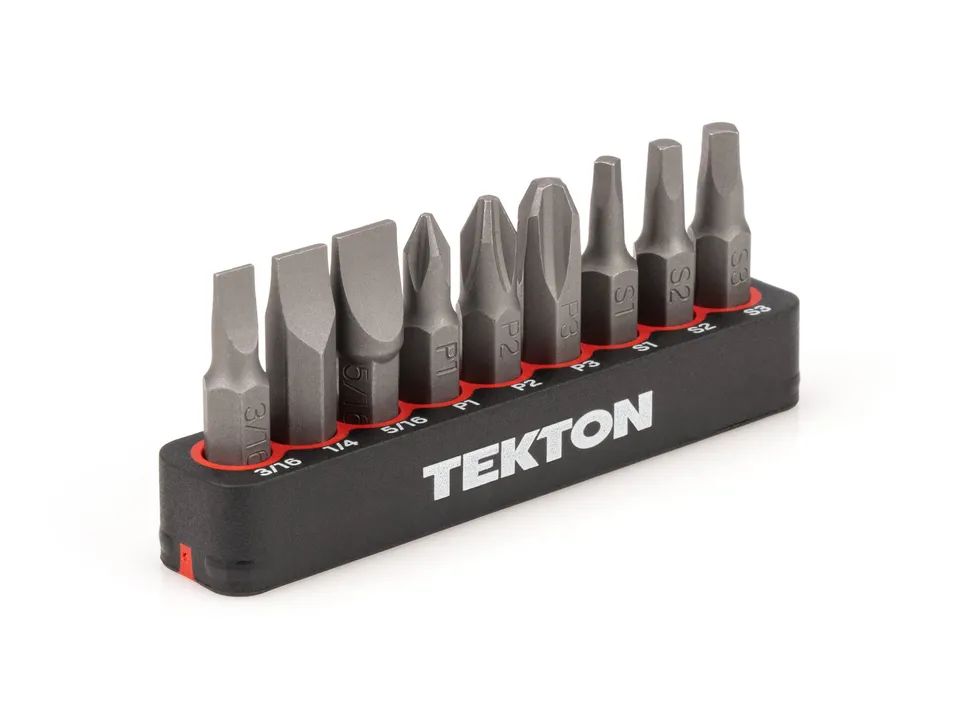 tekton-dzz93001-1-4-inch-phillips-slotted-square-bit-set-9-piece-with-30-mm-extr image 1