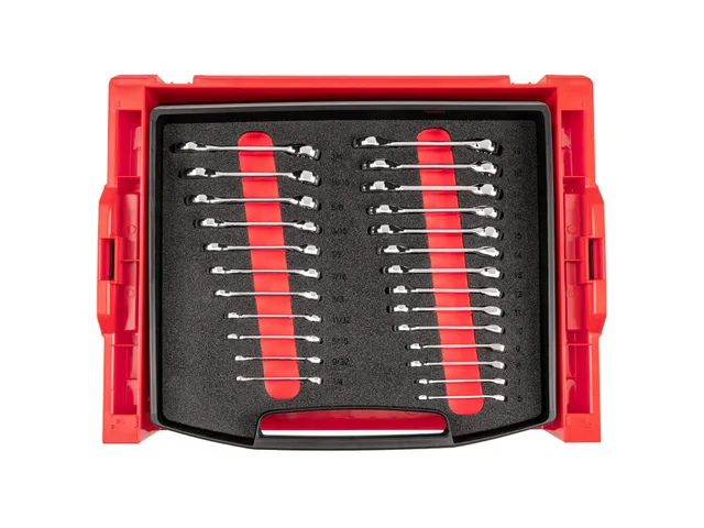 tekton-olb94205-stubby-combination-wrench-set-25-piece-1-4-3-4-in-6-19-mm-with-l image 1