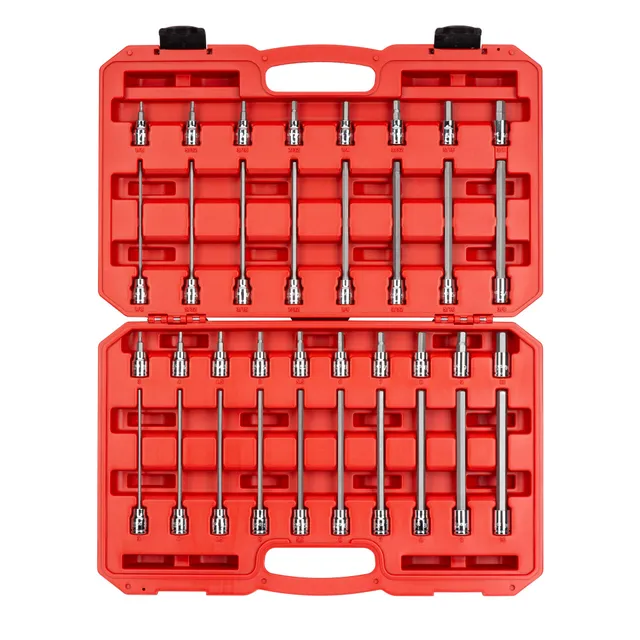 tekton-shb91304-3-8-inch-drive-hex-bit-socket-set-36-piece-standard-and-long-1-8 image 1