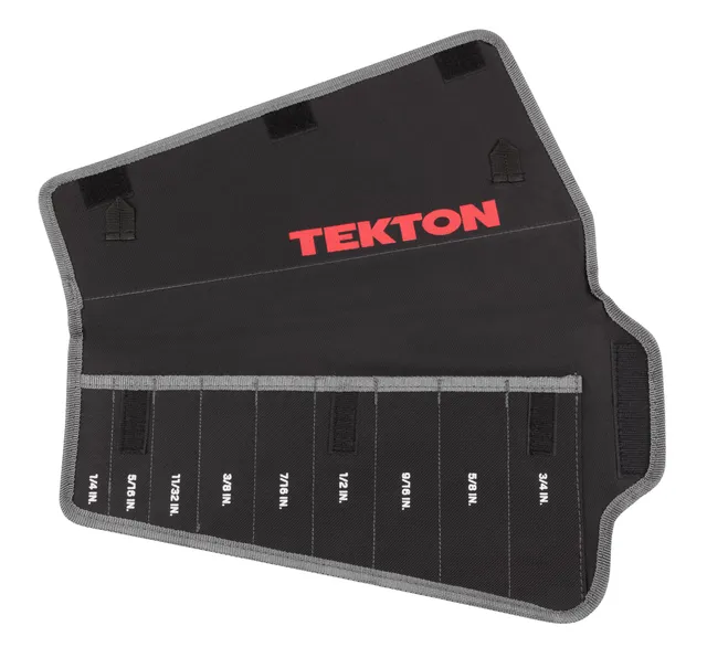 tekton-org27309-9-tool-combination-wrench-roll-for-1-4-3-4-in-sae-stubby-wrenche image 1