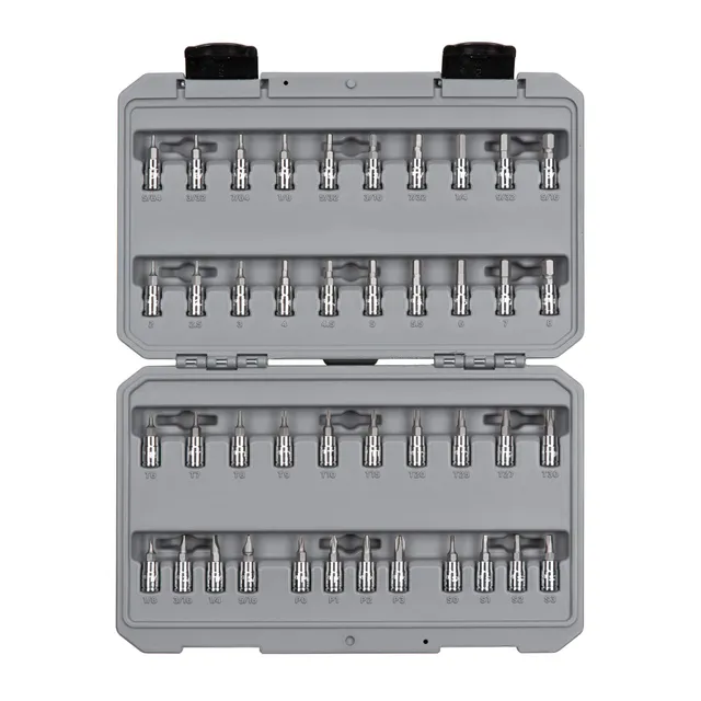 tekton-shb90301-42-piece-1-4-drive-hex-torx-phillips-slotted-square-bit-socket-s image 1