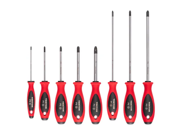 tekton-dwp90000-8-piece-phillips-screwdriver-set-with-4-inch-and-8-inch-shanks image 1