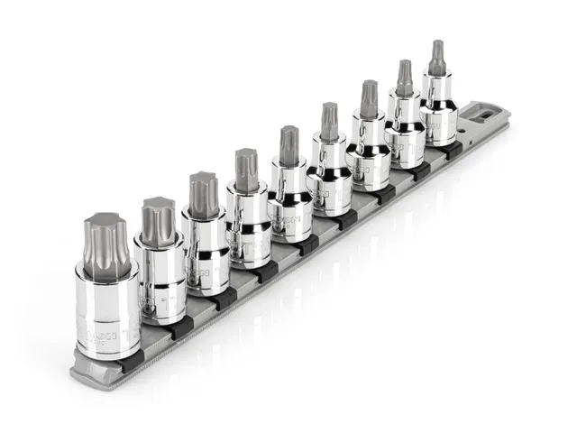 tekton-shb92107-9-piece-torx-bit-socket-set-with-rail-t30-t80-1-2-inch-drive image 1