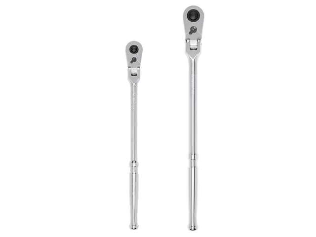 tekton-srh99301-3-8-and-1-2-inch-drive-flex-head-ratchet-set-2-piece-90-tooth-qu image 1