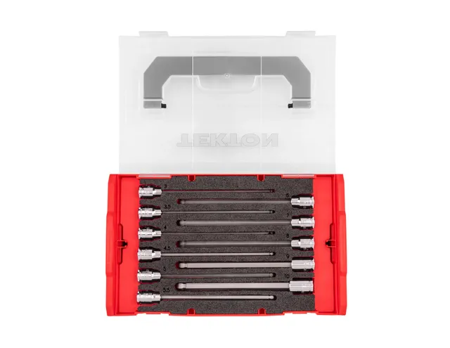 tekton-shb91703-3-8-inch-drive-long-ball-end-hex-bit-socket-set-11-piece-metric- image 1