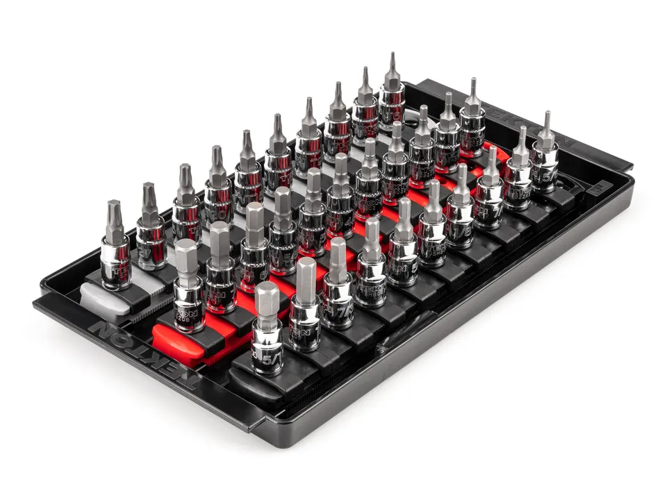 tekton-shb90204-hex-and-torx-bit-socket-set-31-piece-1-4-in-drive-s2-steel-bits- image 1