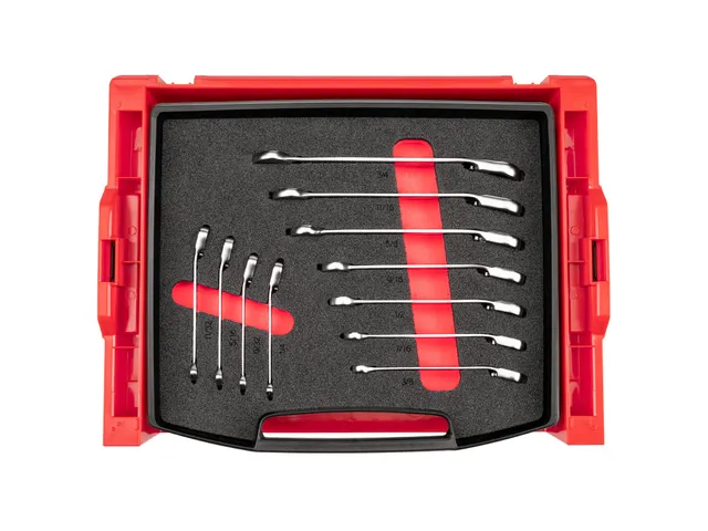 tekton-olb94203-reversible-ratcheting-combination-wrench-set-11-piece-1-4-3-4-in image 1