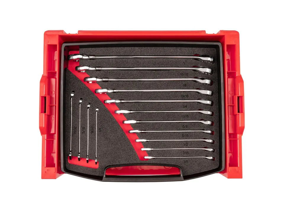 tekton-olb94201-15-piece-combination-wrench-set-1-4-1-in-with-l-boxx-open-top-dr image 1