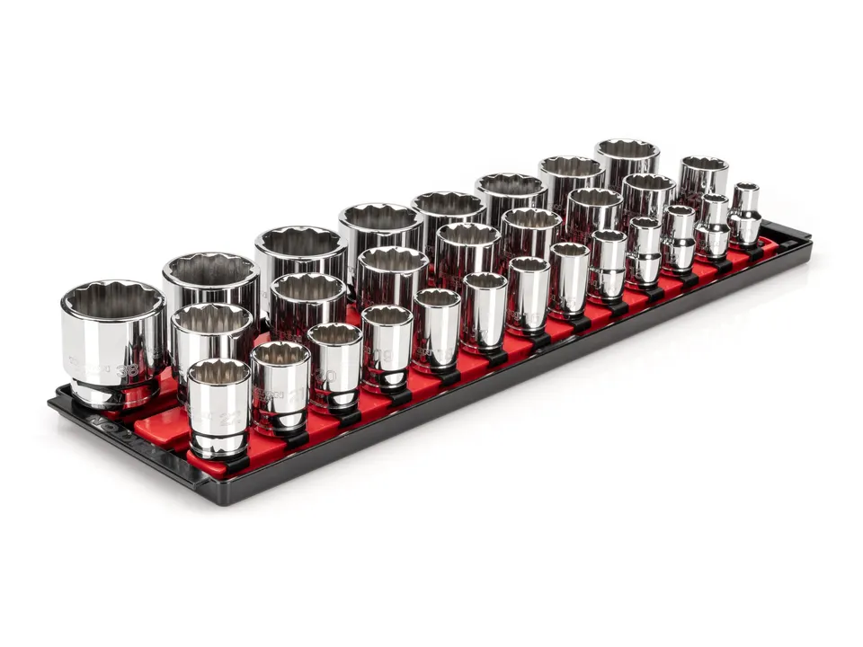 tekton-shd92128-1-2-inch-drive-12-point-shallow-socket-set-29-piece-metric-10-38 image 1