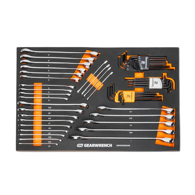 gearwrench-gwmscws6saemm-59-piece-6-point-combination-wrench-and-hex-key-set-sae image 1