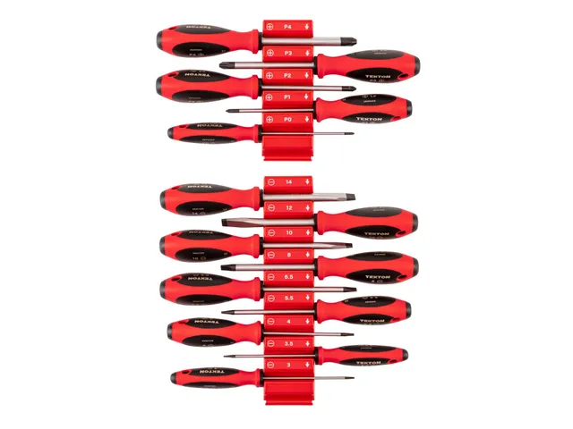 tekton-dwz90117-phillips-and-slotted-screwdriver-set-14-piece-4-inch-shank-0-4-p image 1
