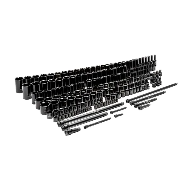gearwrench-89072-209-piece-sae-metric-1-4-3-8-1-2-drive-master-impact-socket-set image 1