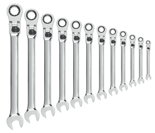 gearwrench-85698-12-pc-xl-locking-flex-head-ratcheting-combination-wrench-set-12 image 1