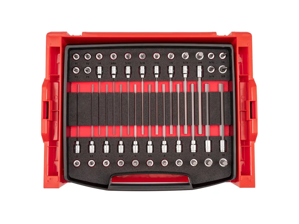tekton-shb91708-3-8-inch-drive-standard-and-long-bit-socket-set-with-open-top-dr image 1