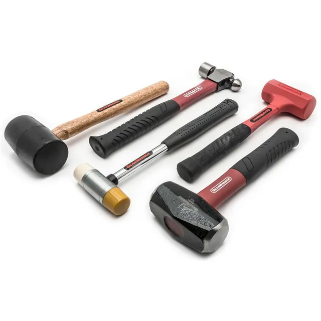 gearwrench-82303d-5-piece-hammer-and-mallet-set-with-ball-pein-drilling-soft-fac image 1