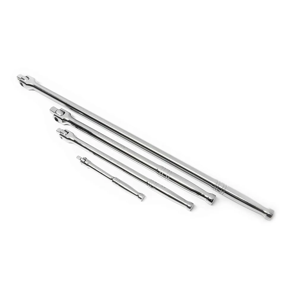 gearwrench-89081-4-piece-breaker-bar-set-1-4-3-8-1-2-3-4-drive-full-polish-chrom image 1