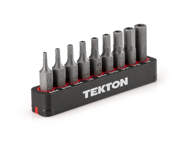 tekton-dzx93003-1-4-inch-tamper-security-hex-bit-set-with-rail-9-piece-30-mm-ext image 1