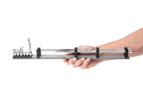tekton-sha90101-extension-and-accessory-set-with-rail-9-piece-1-4-in-drive-with- image 7