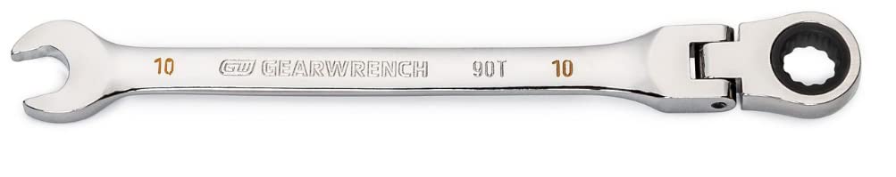 gearwrench-86710-10mm-90-tooth-4-swing-arch-12-point-flex-head-ratcheting-combin image 1