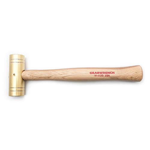 gearwrench-81-112g-2-lb-brass-hammer-with-hickory-handle image 2