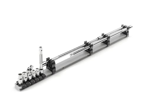tekton-sha90101-extension-and-accessory-set-with-rail-9-piece-1-4-in-drive-with- image 5