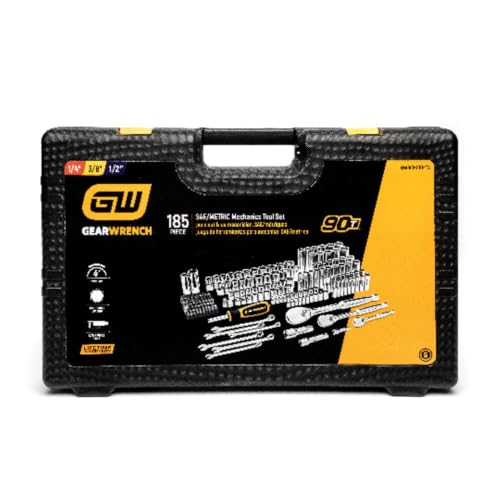 gearwrench-gw90mcbmts-185-pc-mechanics-hand-tool-set-90-tooth-ratchets-sae-metri image 7