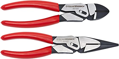 gearwrench-82124-2-pc-8-pivotforce-compound-action-plier-set-longnose-diagonal image 2