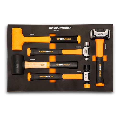 gearwrench-gwh5pcms-5-piece-mixed-hammer-set-with-rubber-mallet-soft-tip-dead-bl image 8