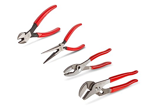 tekton-plr99022-4-piece-pliers-set-groove-joint-slip-joint-long-nose-diagonal-cu image 4