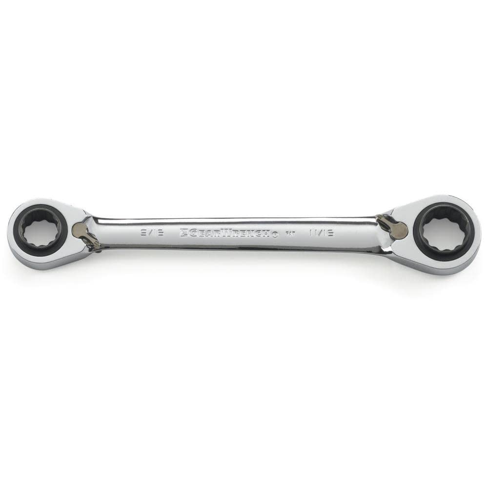 gearwrench-85202d-quadbox-12-point-reversible-ratcheting-wrench-9-16-x-5-8-11-16 image 1