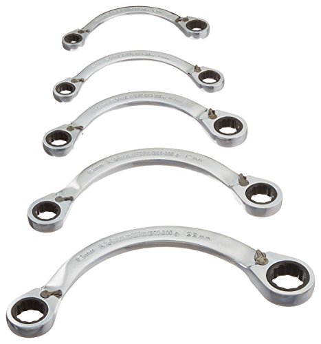 gearwrench-9850-5-piece-12-pt-reversible-half-moon-double-box-ratcheting-wrench- image 4