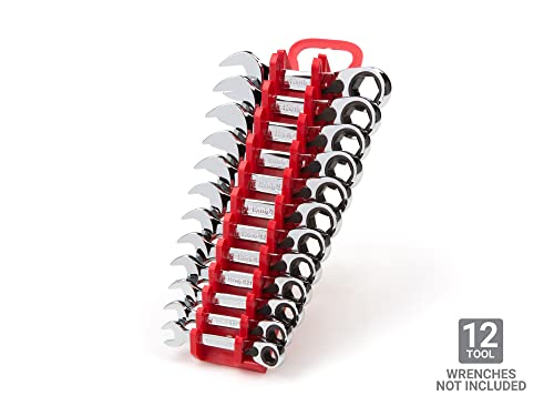 tekton-org21612-12-tool-reversible-ratcheting-combination-wrench-holder-red image 4