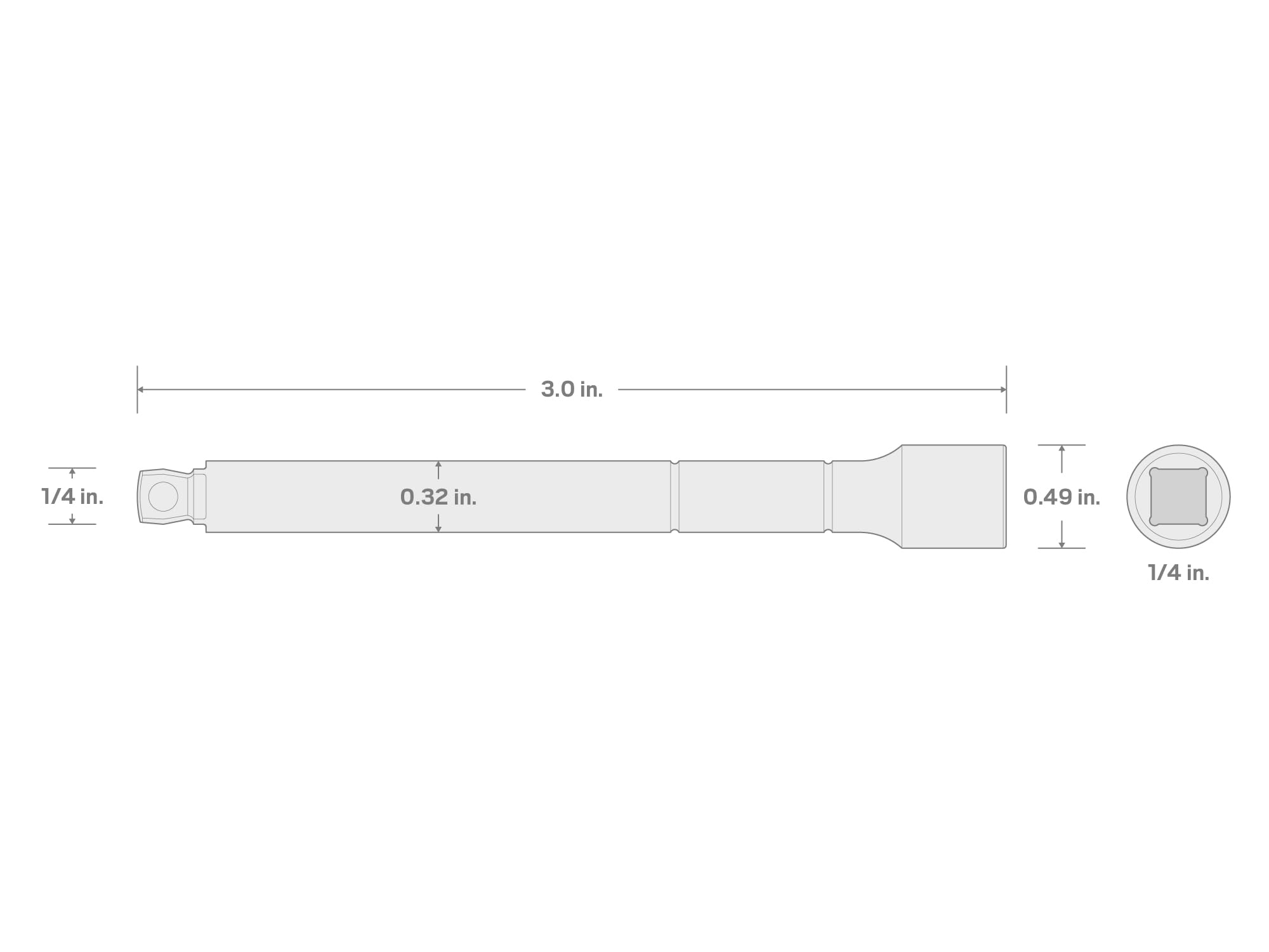 tekton-sha01303-1-4-inch-drive-x-3-inch-wobble-extension-6140-chromium-vanadium- image 7