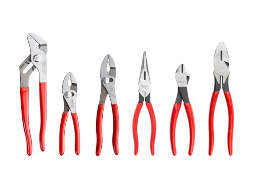 tekton-plr99020-6-piece-pliers-set-long-nose-diagonal-lineman-s-slip-joint-groov image 8