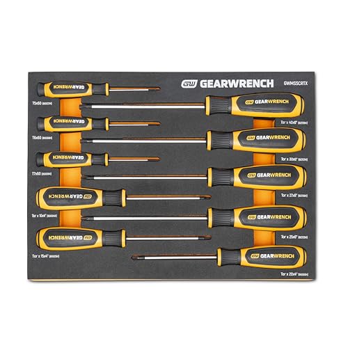 gearwrench-gwmsscrtx-10-piece-torx-dual-material-screwdriver-set-with-foam-stora image 7