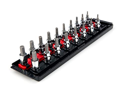 tekton-shb91201-18-piece-3-8-drive-hex-bit-socket-set-s2-steel-bits-inch-metric image 8
