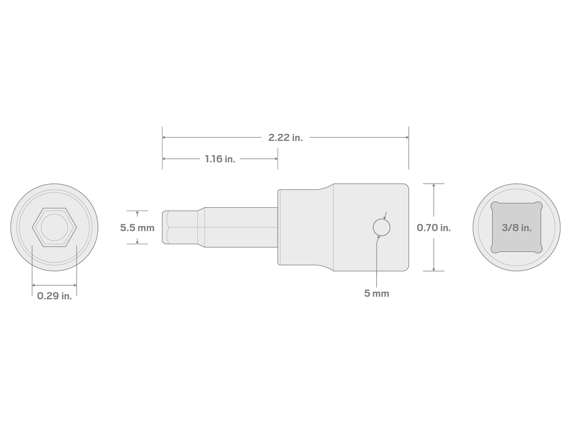 tekton-sib13205-3-8-inch-drive-x-5-5-mm-hex-impact-bit-socket image 4