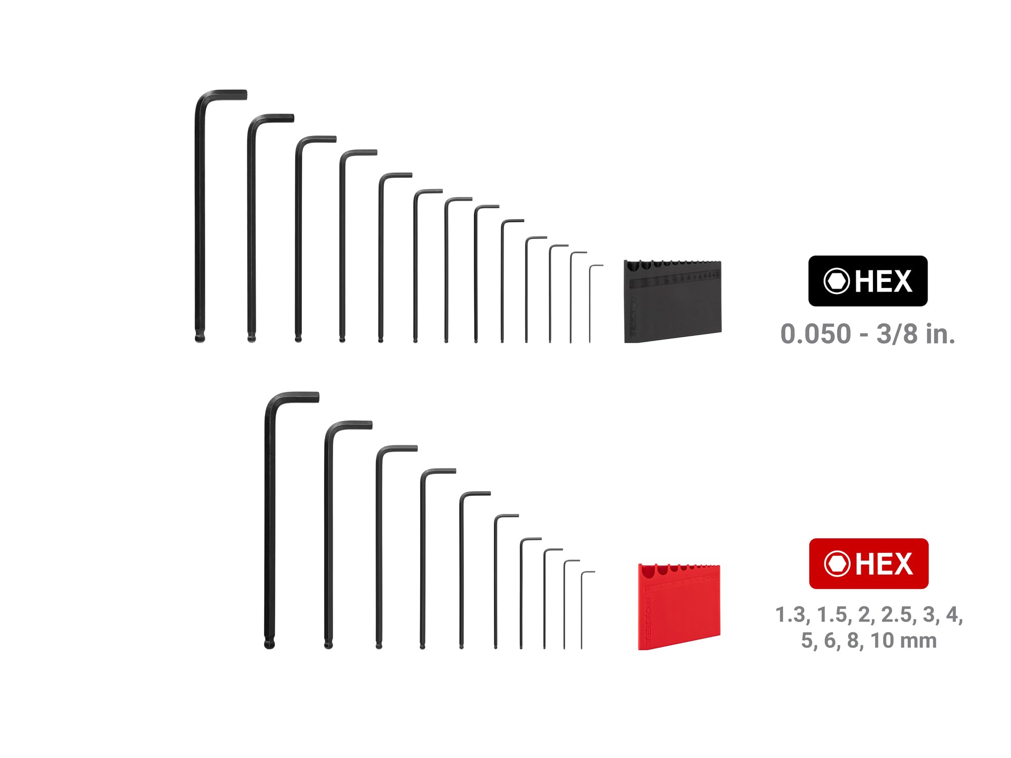 tekton-klx91304-ball-end-hex-l-key-set-23-piece-0-050-3-8-in-and-1-3-10-mm-8660- image 6