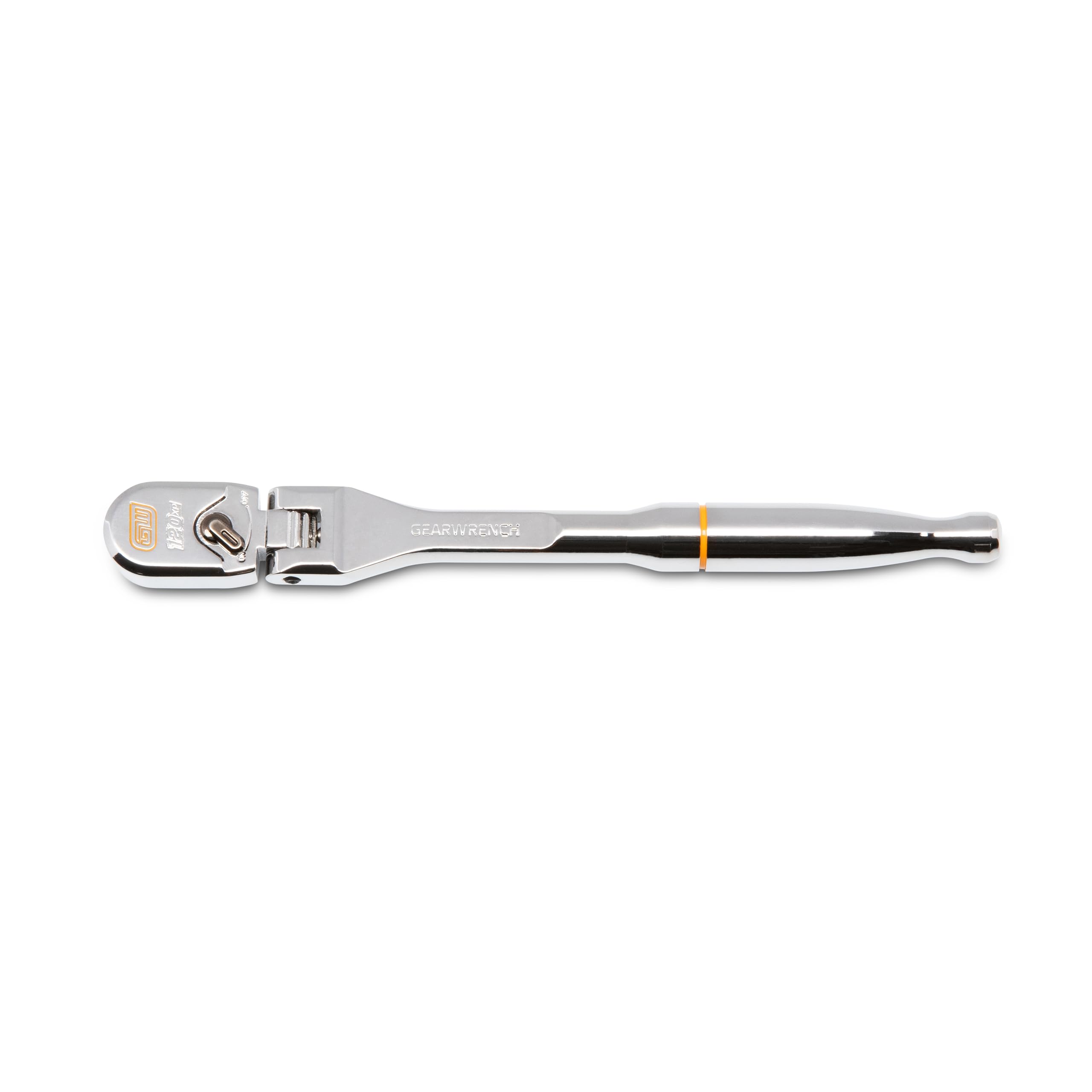 gearwrench-81012xp-1-4-drive-120xp-full-polish-chrome-flex-head-teardrop-ratchet image 1