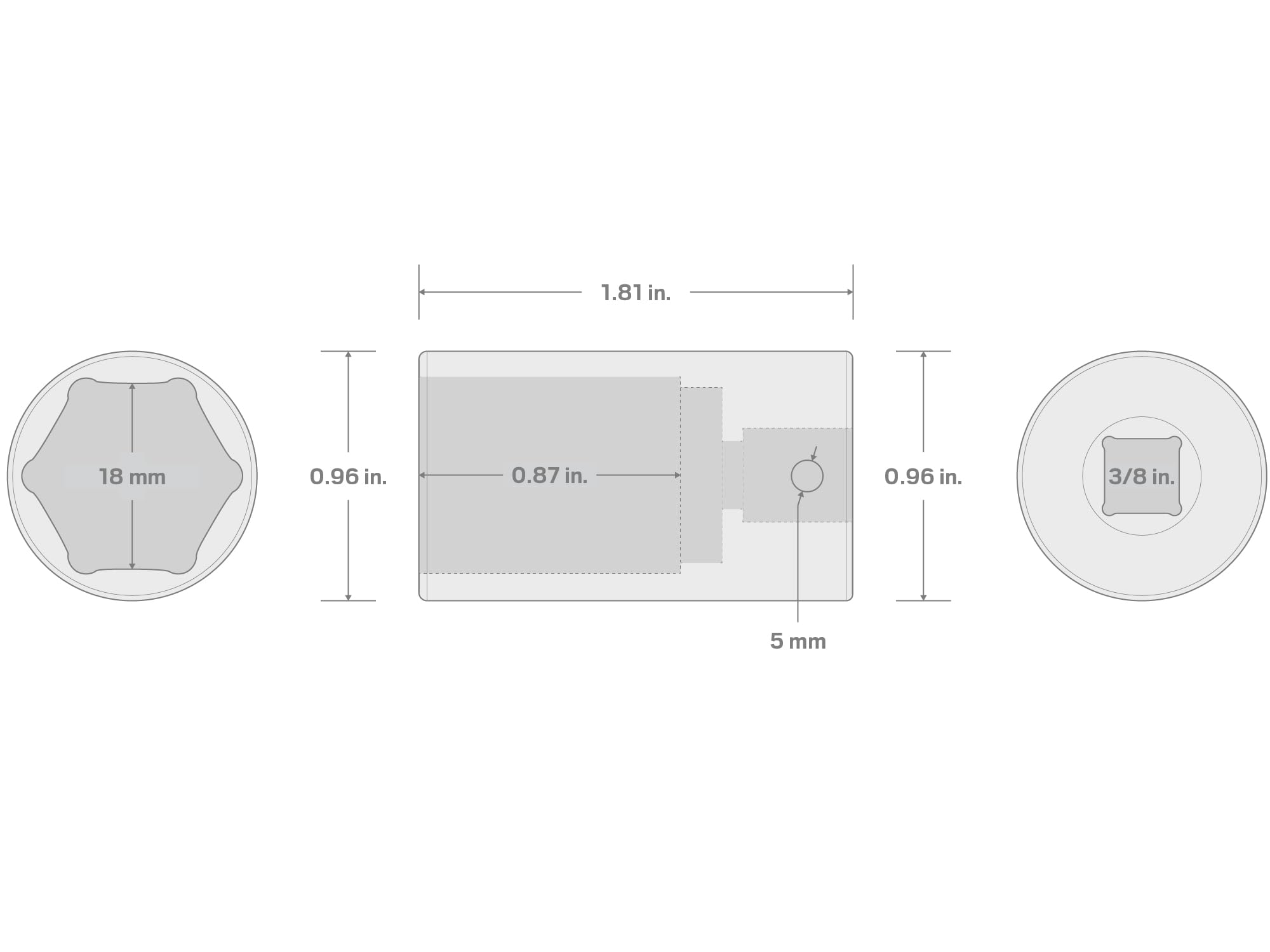 tekton-sid14118-3-8-inch-drive-x-18-mm-semi-deep-6-point-impact-socket-cr-v-stee image 7