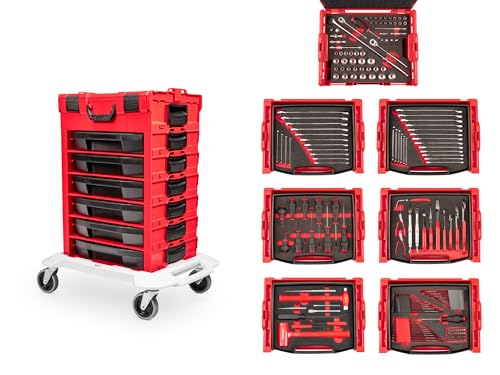 tekton-olb99003-248-piece-tool-set-in-modular-stacking-l-boxx-tool-cart image 7