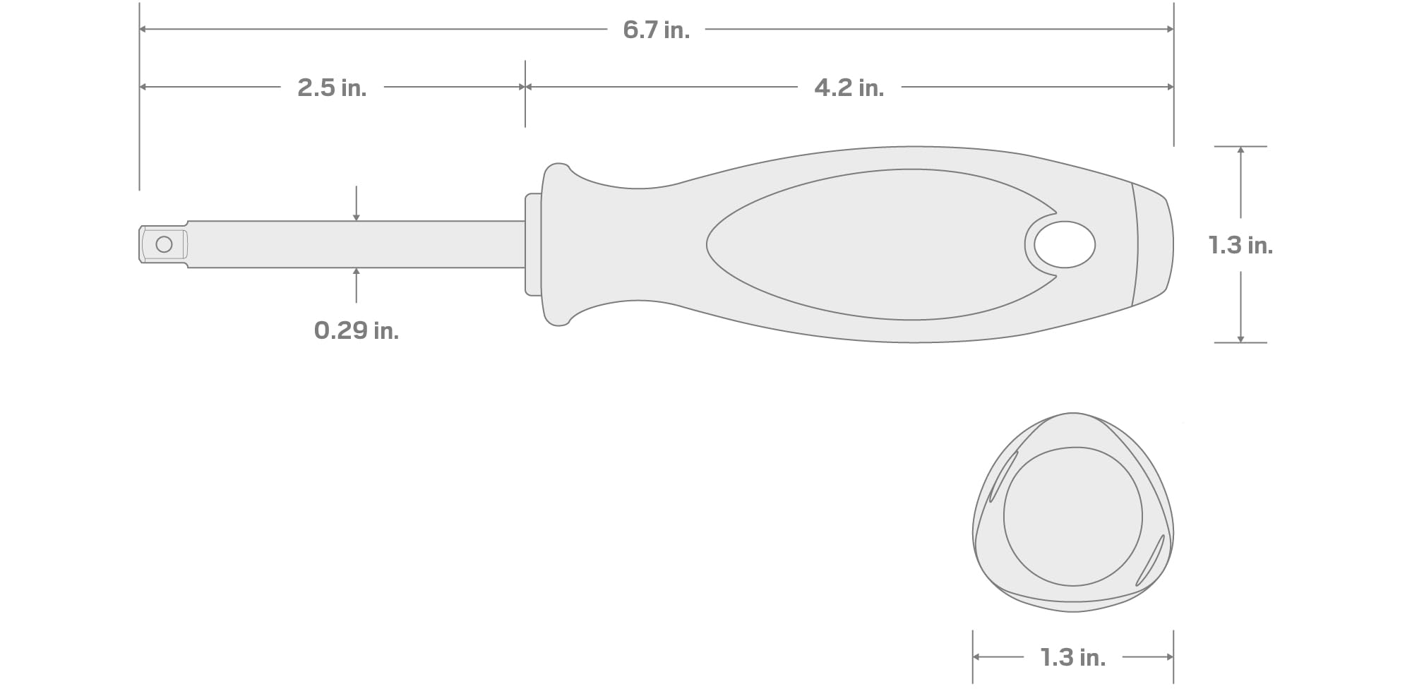 tekton-shw03125-1-4-inch-drive-x-6-7-inch-spinner-handle-2-5-inch-exposed-shank- image 7