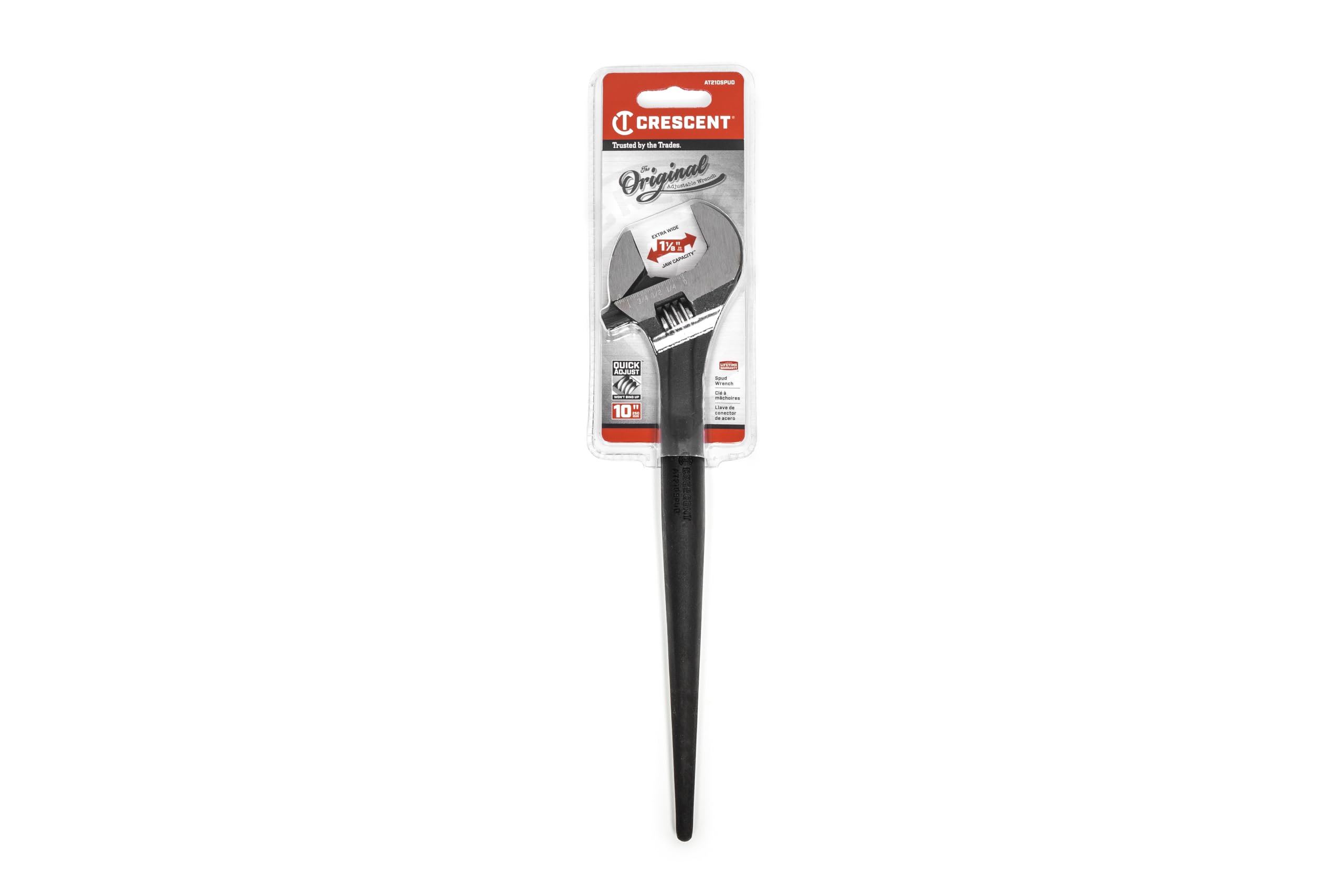 crescent-at210spud-10-adjustable-black-oxide-construction-spud-wrench image 1