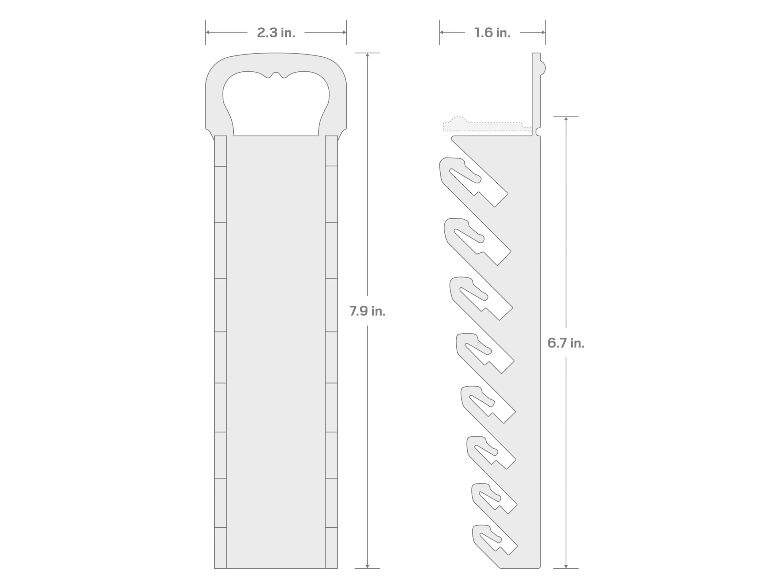 tekton-org21208-8-tool-stubby-combination-wrench-holder-red-made-in-usa image 3