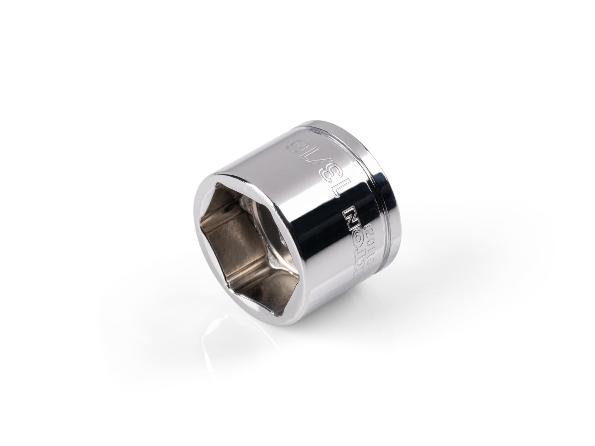 tekton-shd11021-3-8-inch-drive-x-13-16-inch-extra-shallow-6-point-socket-chrome- image 1