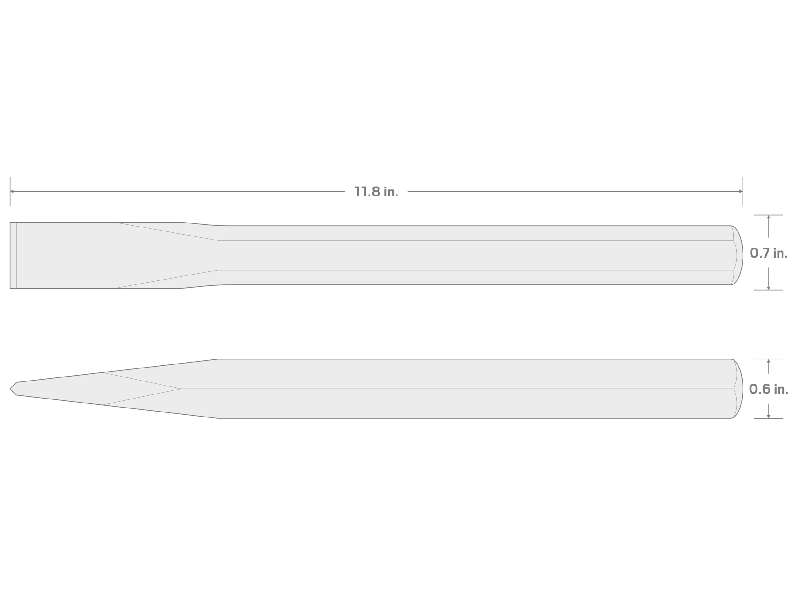 tekton-66207-3-4-inch-long-cold-chisel-5160-high-carbon-steel-made-in-usa image 7